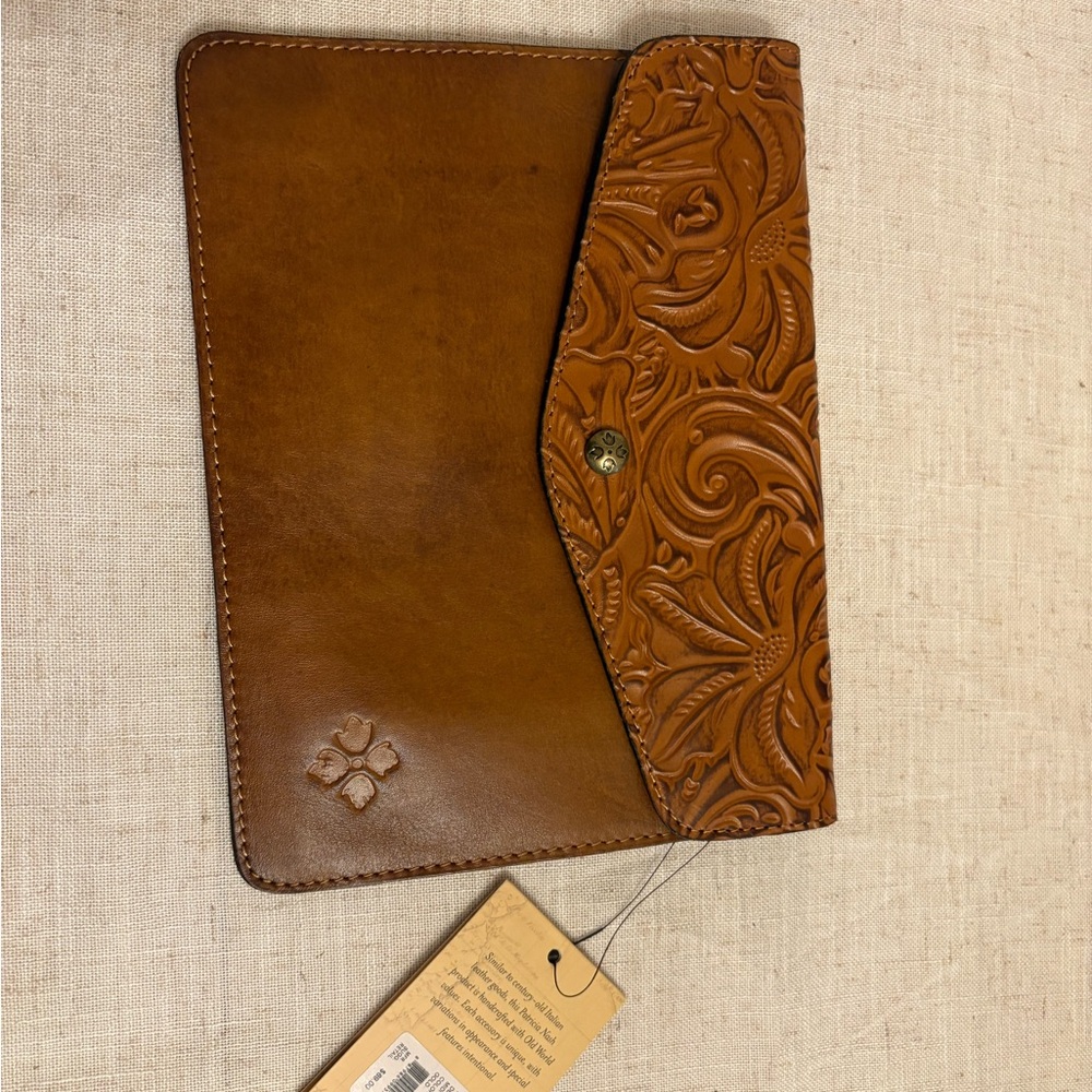 Patricia Nash Embossed Leather Clutch